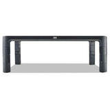Adjustable Monitor Stand, 16" X 12" X 1.75" To 5.5", Black, Supports 20 Lbs