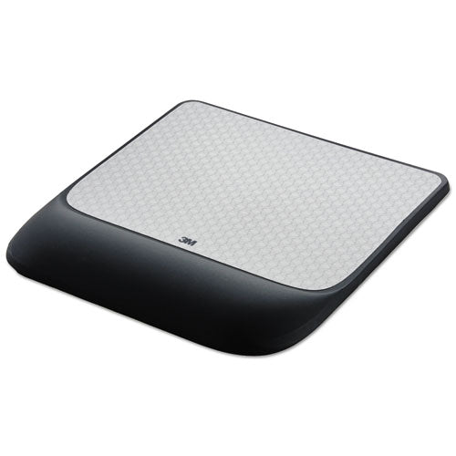 Mouse Pad W-precise Mousing Surface W-gel Wrist Rest, 8 1-2x 9x 3-4, Solid Color
