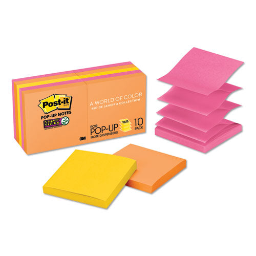 Pop-up 3 X 3 Note Refill, Rio De Janeiro, 90 Notes-pad, 10 Pads-pack