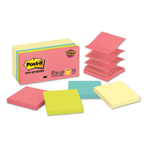 Original Pop-up Notes Value Pack, 3 X 3, Canary Yellow-cape Town, 100-sheet