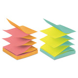 Original Pop-up Refill, Alternating Cape Town Colors, 3 X 3, 100-sheet, 12-pack