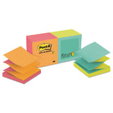 Original Pop-up Refill, Alternating Cape Town Colors, 3 X 3, 100-sheet, 12-pack