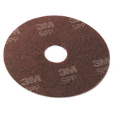 Surface Preparation Pad, 17" Diameter, Maroon, 10-carton