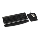 Antimicrobial Foam Keyboard Wrist Rest, Nonskid Base, Black