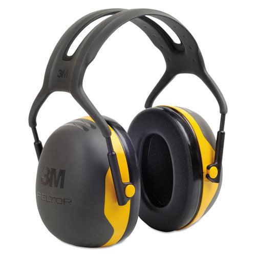Peltor X2 Earmuffs, 24 Db, Yellow-black
