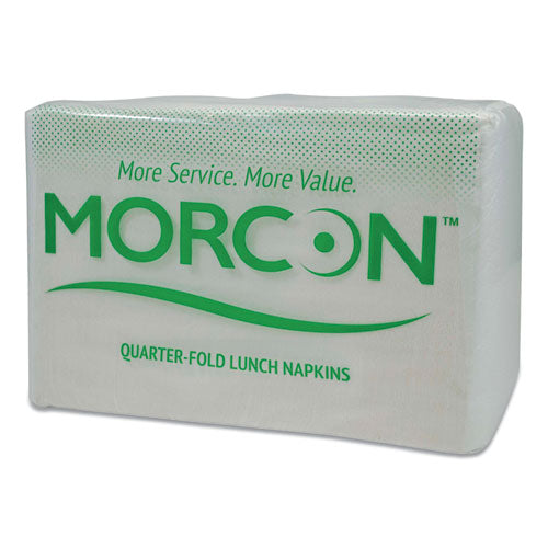 Morsoft 1-4 Fold Lunch Napkins, 1 Ply, 11.5