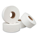 Jumbo Bath Tissue, Septic Safe, 2-ply, White, 700 Ft, 12 Rolls-carton