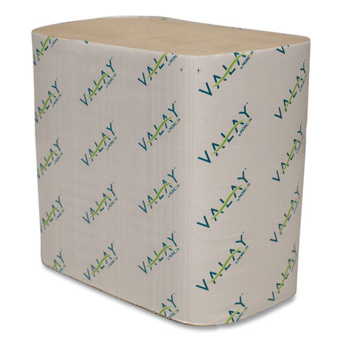 Valay Interfolded Napkins, 2-ply, 6.5 X 8.25, Kraft, 6,000-carton
