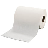 Morsoft Universal Roll Towels, 8" X 350 Ft, White, 12 Rolls-carton