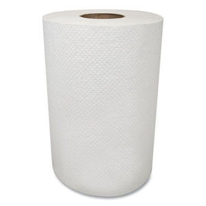 Morsoft Universal Roll Towels, 8" X 350 Ft, White, 12 Rolls-carton