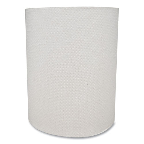 Morsoft Universal Roll Towels, Paper, White, 7.8