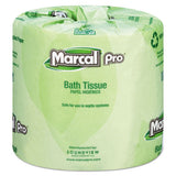100% Recycled Bathroom Tissue, Septic Safe, 2-ply, White, 242 Sheets-roll, 48 Rolls-carton