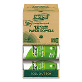 100% Recycled Roll Towels, 2-ply, 5 1-2 X 11, 140-roll, 24 Rolls-carton