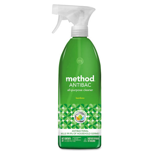 Antibac All-purpose Cleaner, Bamboo, 28 Oz Spray Bottle, 8-carton