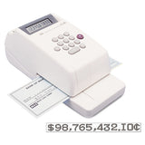 Electronic Checkwriter, 10-digit, 4-3-8 X 9-1-8 X 3-3-4