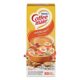 Liquid Coffee Creamer, Hazelnut, 0.38 Oz Mini Cups, 50-box, 4 Boxes-carton, 200 Total-carton