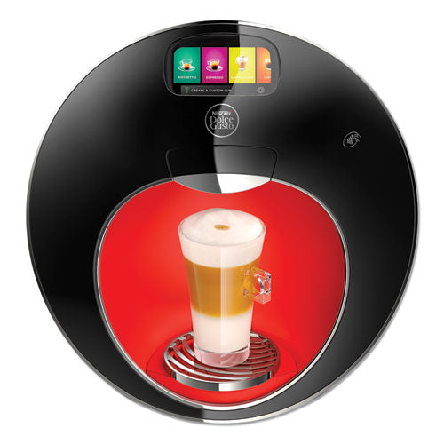 Majesto Automatic Coffee Machine, Black-red