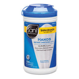 Hands Instant Sanitizing Wipes, 6 X 5, White, 150-canister