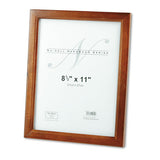 Solid Oak Hardwood Frame, 8-1-2 X 11, Walnut Finish