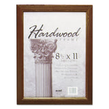 Solid Oak Hardwood Frame, 8-1-2 X 11, Walnut Finish