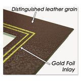 Leatherette Document Frame, 8-1-2 X 11, Burgundy, Pack Of Two