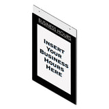 Acrylic Sign Holder, 8 1-2 X 11, Clear