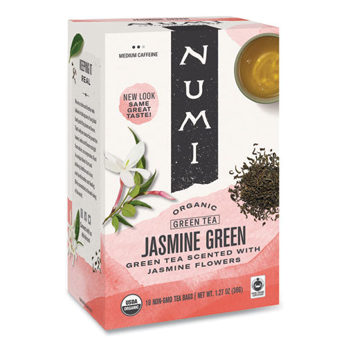 Organic Teas And Teasans, 1.27 Oz, Jasmine Green, 18-box