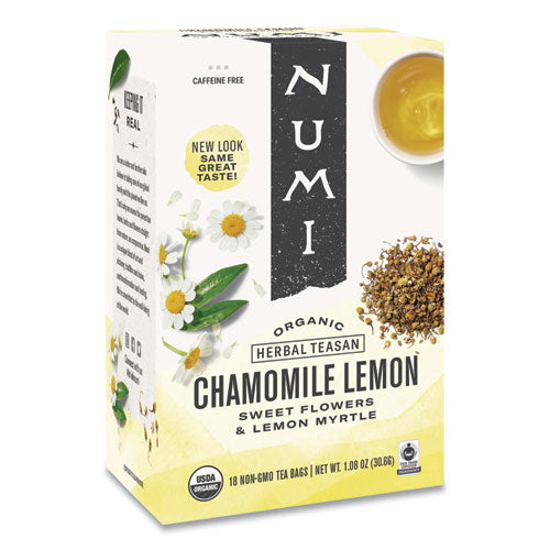 Organic Teas And Teasans, 1.8 Oz, Chamomile Lemon, 18-box