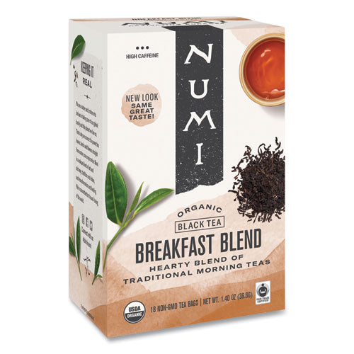 Organic Teas And Teasans, 1.4 Oz, Breakfast Blend, 18-box