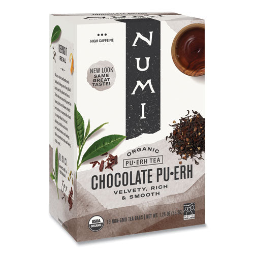 Organic Tea, Chocolate Puerh, 16-box