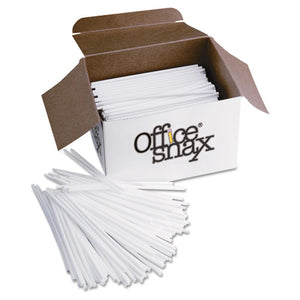 Plastic Stir Sticks, 5", Plastic, White, 1000-box