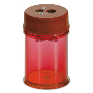 Pencil-crayon Sharpener, 1.38" Dia. X 2.13", Red, 8-pack