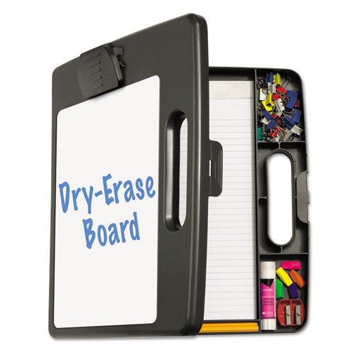 Portable Dry Erase Clipboard Case, 4 Compartments, 1-2