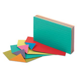Extreme Index Cards, 3 X 5, Vivid Assorted, 100-pack