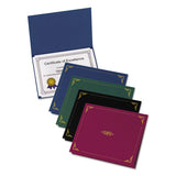 Certificate Holder, 11 1-4 X 8 3-4, Dark Blue, 5-pack
