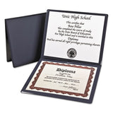Diploma Cover, 12 1-2 X 10 1-2, Navy
