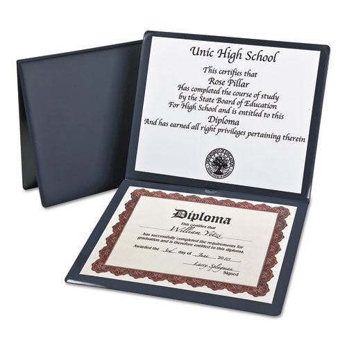 Diploma Cover, 12 1-2 X 10 1-2, Navy