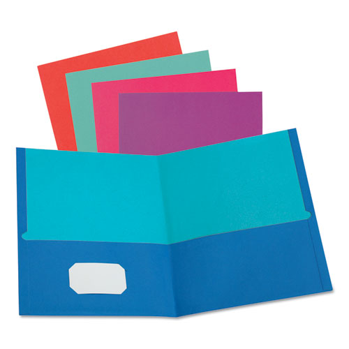 Twisted Twin Textured Pocket Folders, Letter, Assorted, 10-pack, 20 Packs-carton