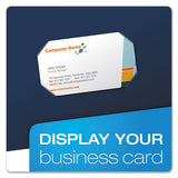 High Gloss Laminated Paperboard Folder, 100-sheet Capacity, Navy, 25-box