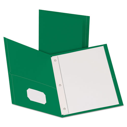 Twin-pocket Folders With 3 Fasteners, Letter, 1-2