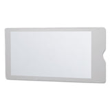 Utili-jac Heavy-duty Clear Plastic Envelopes, 4 X 9, 50-box