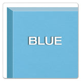 Unruled Index Cards, 4 X 6, Blue, 100-pack