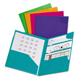 Divide It Up Four-pocket Poly Folder, 11 X 8-1-2, Assorted