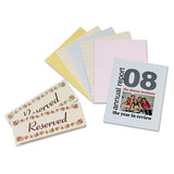 Array Card Stock, 65lb, 8.5 X 11, Assorted Lively Colors, 250-pack