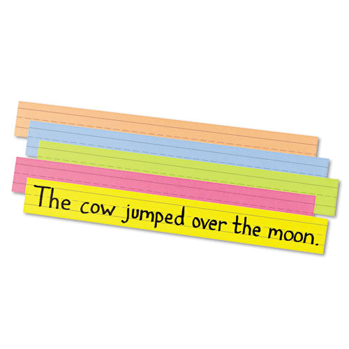 Sentence Strips, 24 X 3, Assorted Bright Colors, 100-pack