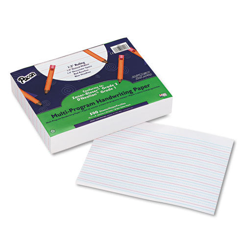 Multi-program Handwriting Paper, 16 Lb, 1-2