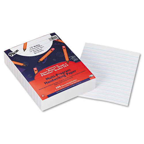 Multi-program Handwriting Paper, 16 Lb, 1-2