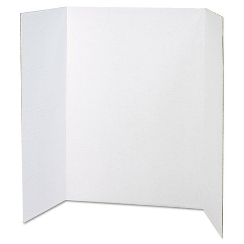 Spotlight Presentation Board, 48 X 36, White Front-natural Kraft Back, 24-carton