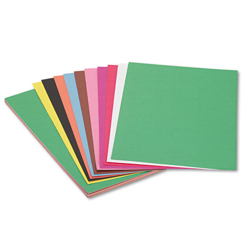 Construction Paper, 58lb, 12 X 18, Assorted, 50-pack