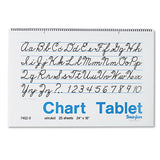 Chart Tablets, Unruled, 24 X 16, 25 Sheets